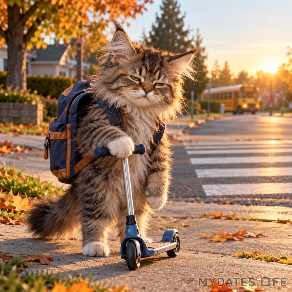 Väg till skolan dag - 1 Oktober