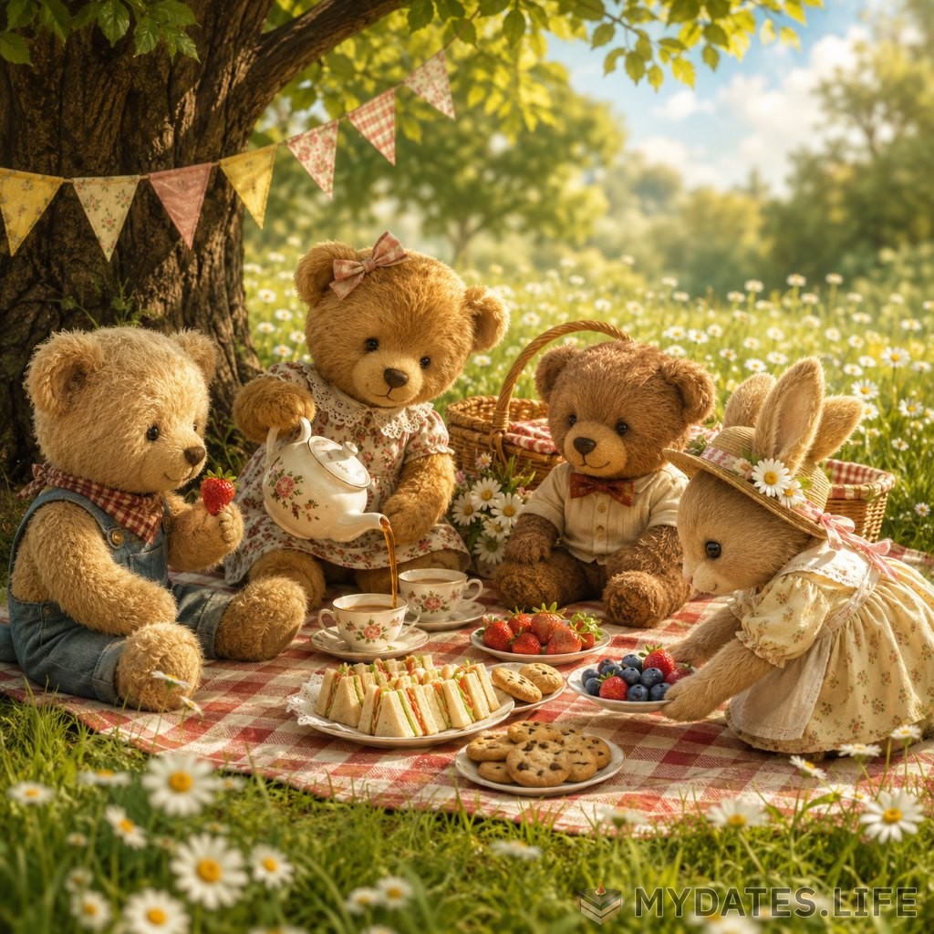 Nallebjörn picknick dag