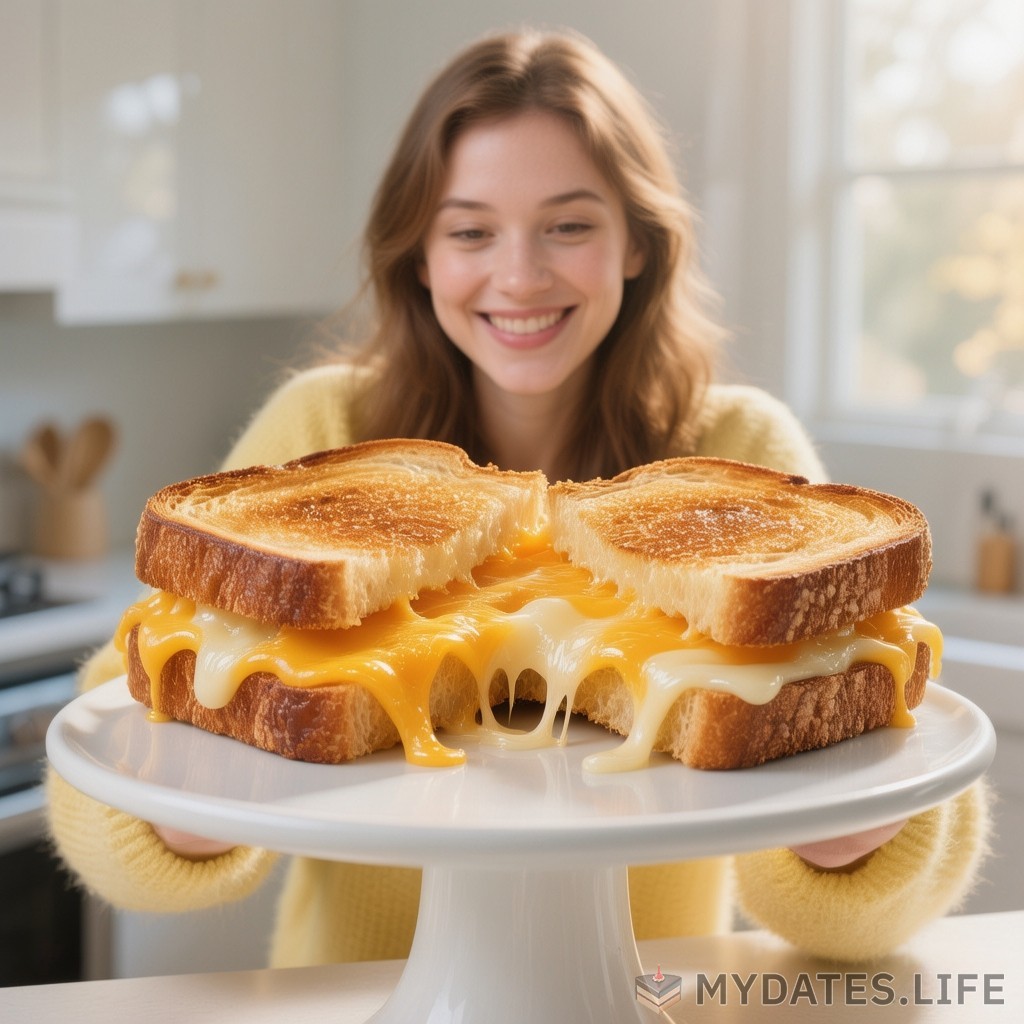 Ngày Bánh Sandwich Phô mai Nướng