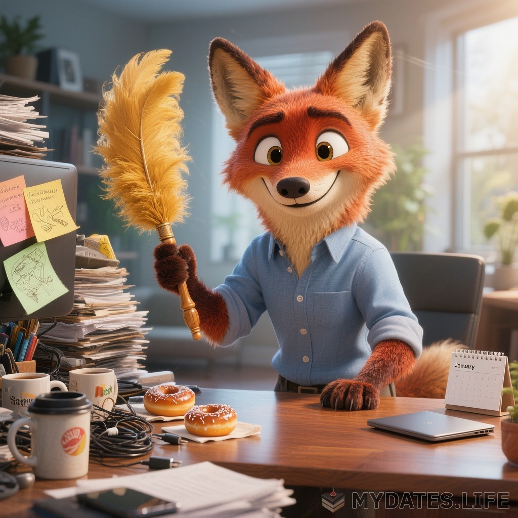 День уборки своего стола