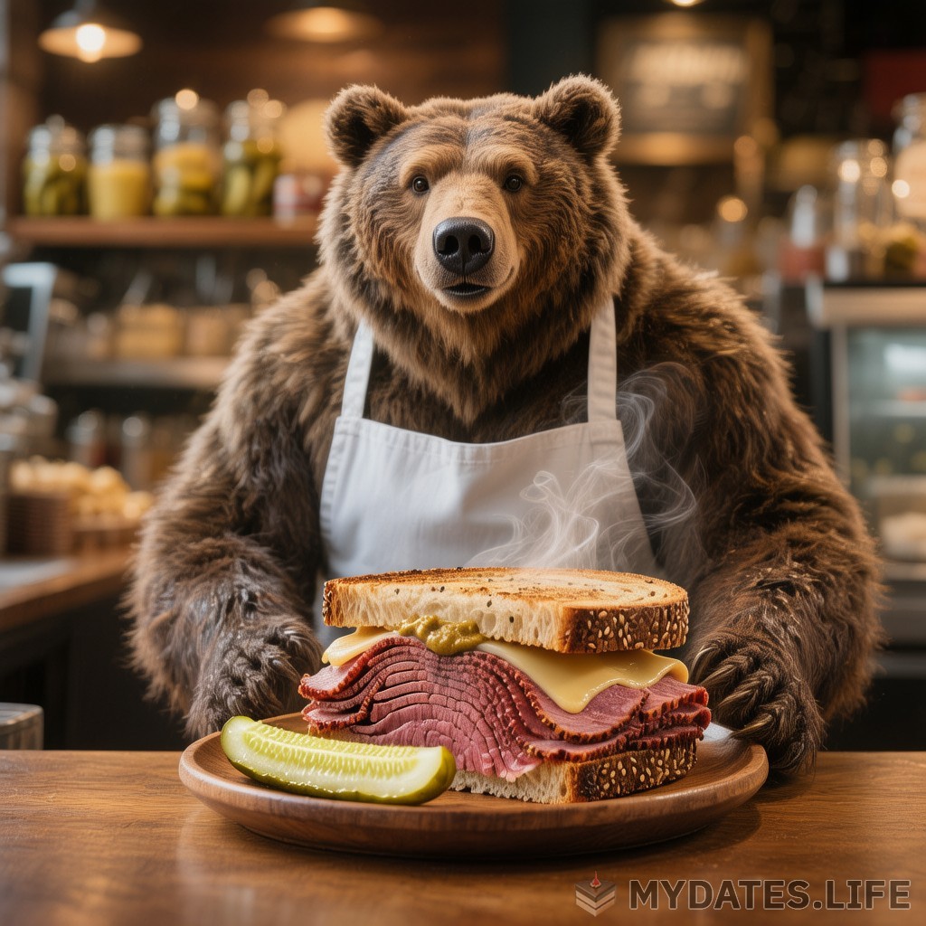 Día del Sandwich de Pastrami Caliente