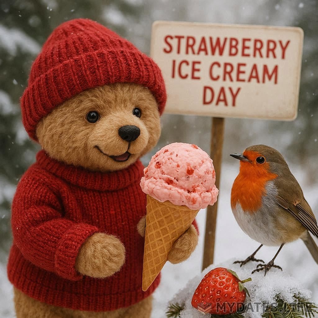 Erdbeer-Eis-Tag