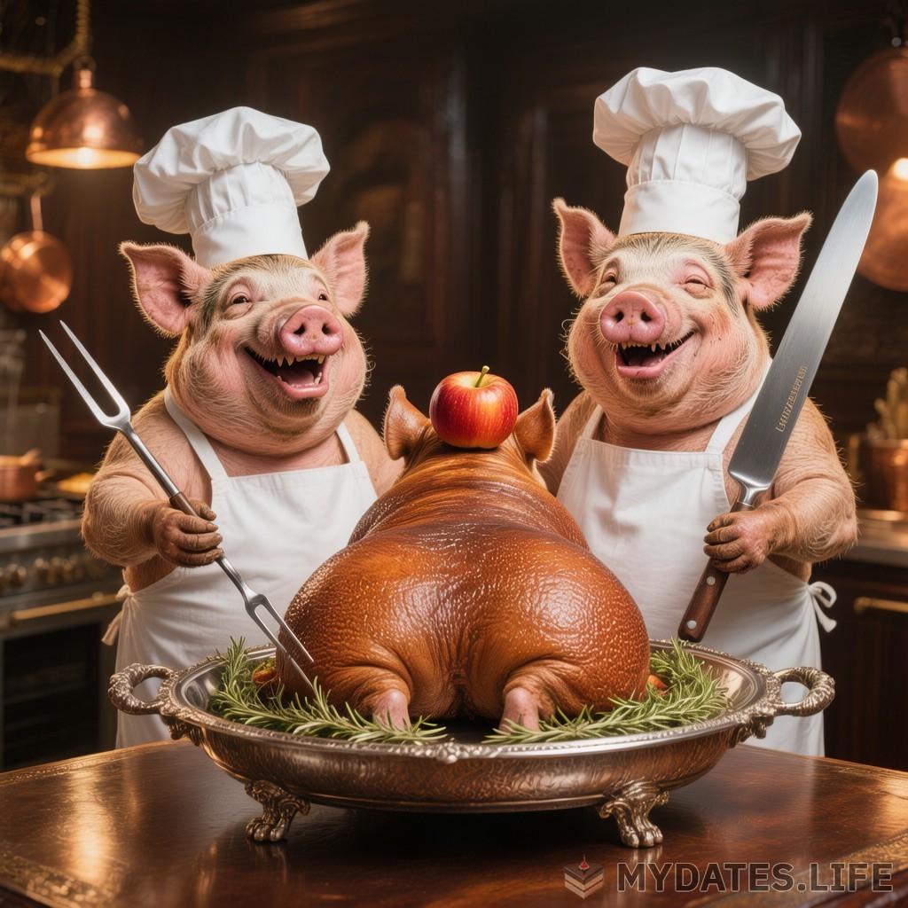 Gebratenes-Milchschwein-Tag