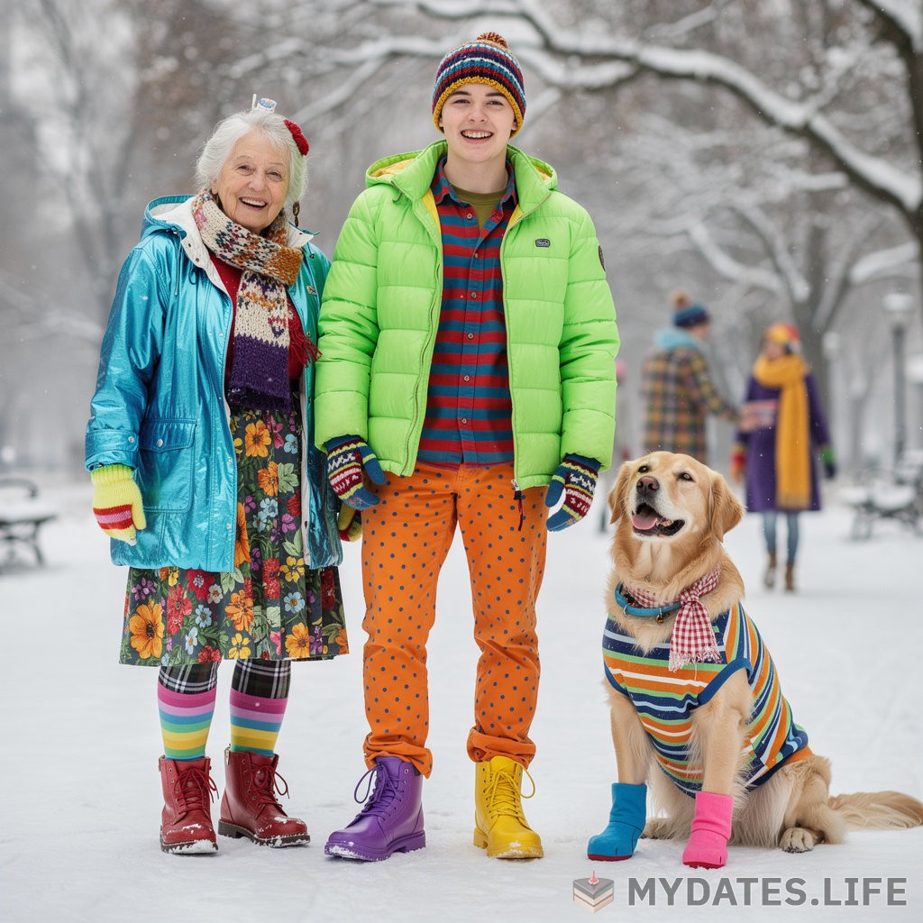Journée des Couleurs Dépareillées dans les Vêtements