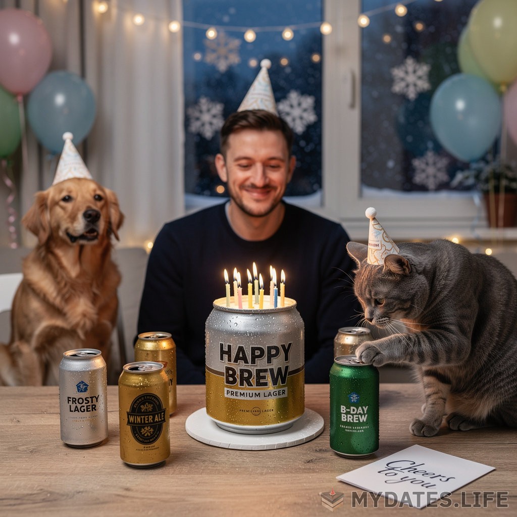 Blik Bier Verjaardag