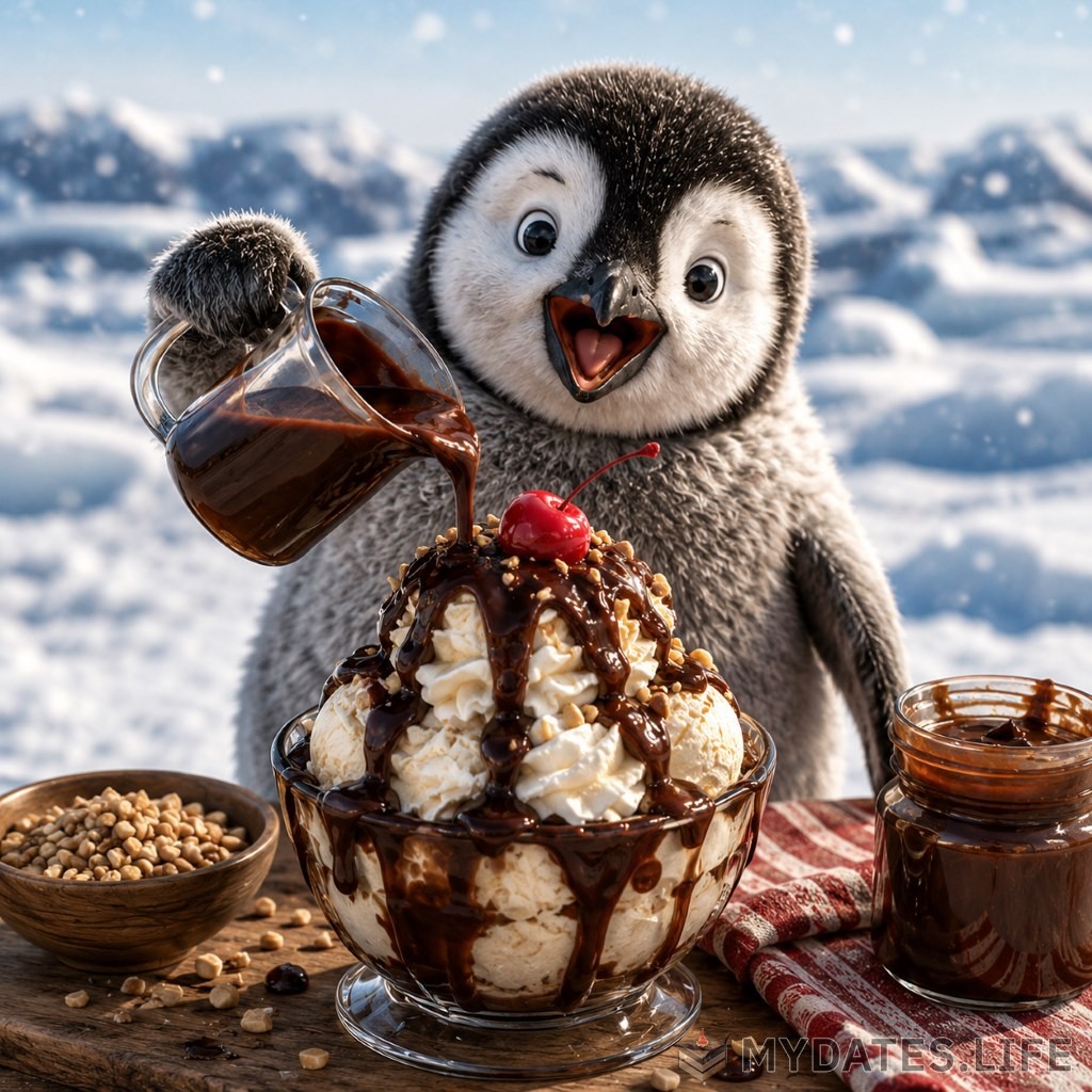 Dia do Sundae de Chocolate Quente