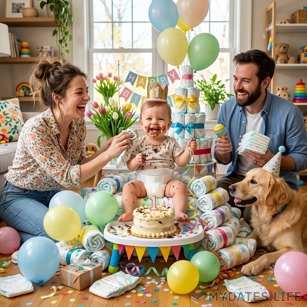 डायपर जन्मदिन