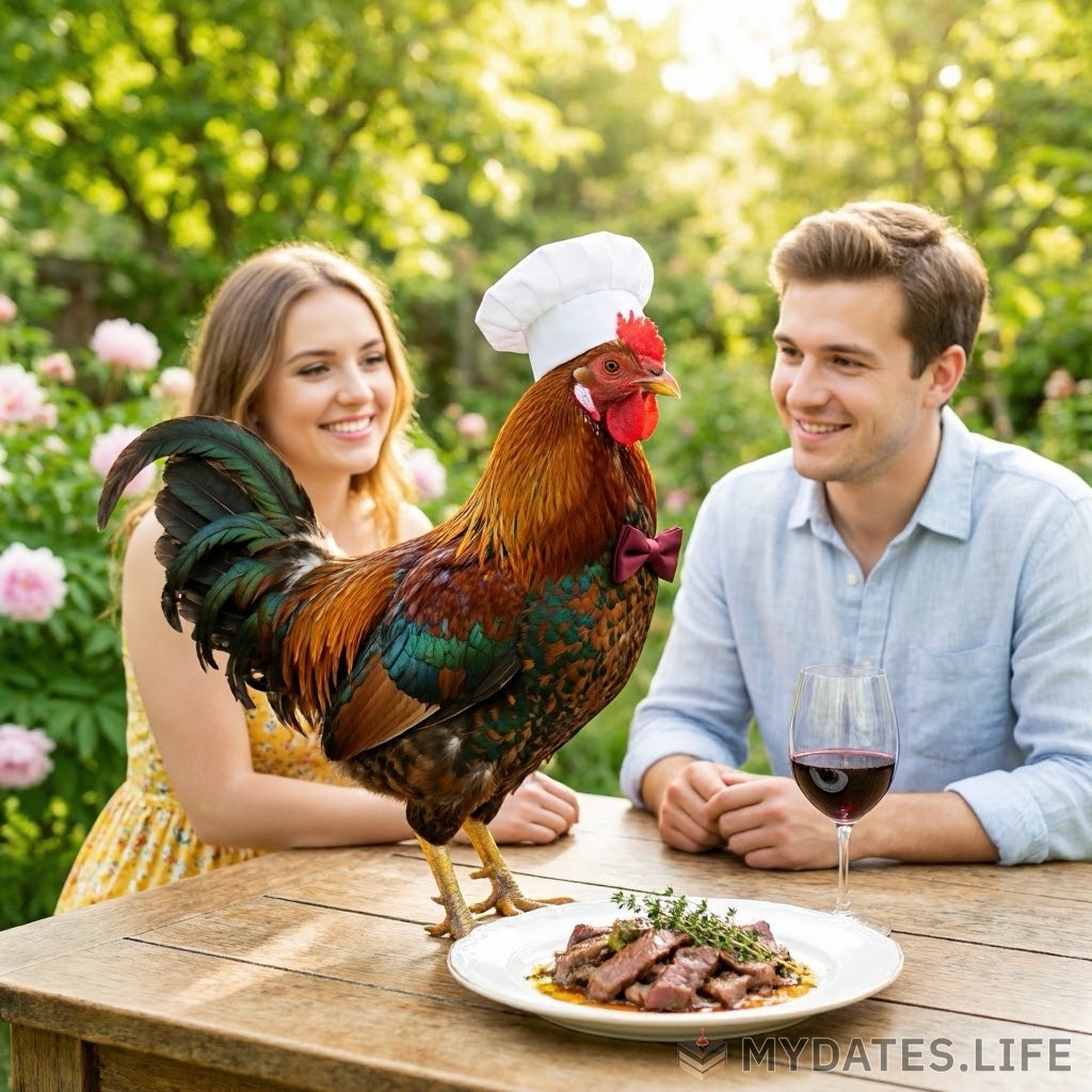 Rooster with Wine Day