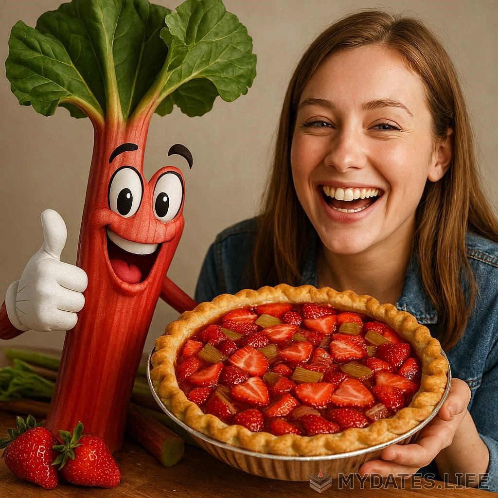 Hari Pie Rhubarb dan Stroberi